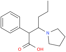 1-phenyl-1-carboxy-2-(1-pyrrolidinyl)-pentane.png