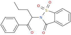 1-phenyl-1-oxo-2-(1,1,3-trioxo-1-thia-2-azaindan-2-yl)pentane.png