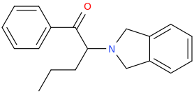 1-phenyl-1-oxo-2-(2-azaindan-2-yl)pentane.png