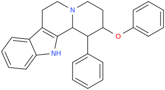 1-phenyl-2-phenyloxy-2,3,4,6,7,12b-hexahydro-1H-indolo[2,3-a]quinolizine.png