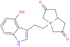 2,6-di-oxo-N-(2-(4-hydroxyindol-3-yl)ethyl)pyrrolizidinium.png