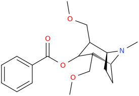 2-(2-oxapropyl)-4-(2-oxapropyl)-3-(phenylcarbonyloxy)tropane.png