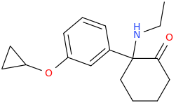2-(3-cyclopropyloxyphenyl)-2-ethylaminocyclohexanone.png