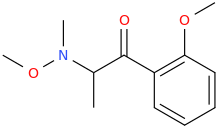 2-(Methoxy-methyl-amino)-1-(2-methoxy-phenyl)-propan-1-one.png