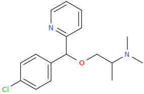 2-(dimethylamino)-4-oxa-5-(4-chlorophenyl)-5-(2-pyridinyl)-pentane.png