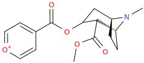 2-carbomethoxy-3-(pyrylium-4-yl)carbonyloxytropane.png