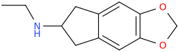 2-ethylamino-5,6-methylenedioxyindan.png