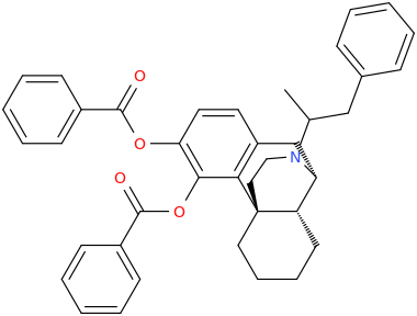 3,4-diphenylcarbonyloxyl-N-(2-phenyl-1-methylethyl)morphinan.png
