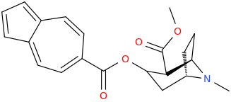 3-((azulene-6-yl)carbonyloxy)-2-carbomethoxytropane.png