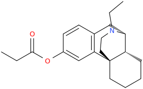 3-propionyloxy-N-ethylmorphinan.png