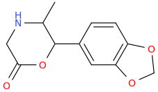 4-oxa-5-oxo-2-methyl-3-(3,4-methylenedioxyphenyl)piperidine.png