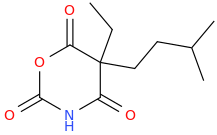 5-ethyl-5-(3-methylbutyl)-1,3-oxazinane-2,4,6-trione.png