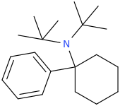 N,N-bis-tert-butyl-1-amino-1-phenylcyclohexane.png