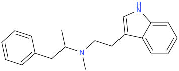 N-(1-methyl-2-phenylethyl)-2-(indole-3-yl)ethyl-N-methylamine.png