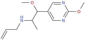 N-allyl-1-(6-methoxy-5-azapyridine-3-yl)-2-amino-1-methoxypropane.png