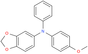 N-phenyl-N-(4-methoxyphenyl)-N-(3,4-methylenedioxyphenyl)amine.png