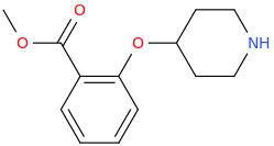 Piperidin-4-yl 2-carbomethoxyphenyl ether.png