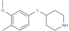 piperidin-4-yl 3-methoxy-4-methylphenyl thioether.png
