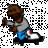 on a short leash