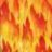 solid pure flame
