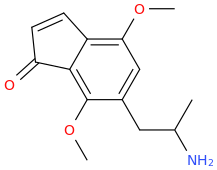 1-(3-oxo-4,7-dimethoxyindene-5-yl)-2-aminopropane.png
