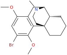  N-methyl-1,4-dimethoxy-3-bromomorphinan.png