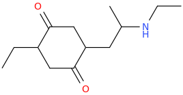  1-(4-ethyl-2,5-dioxocyclohex-1-yl)-2-ethylaminopropane.png