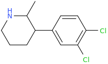 1-aza-2-methyl-3-(3,4-dichlorophenyl)-cyclohexane.png