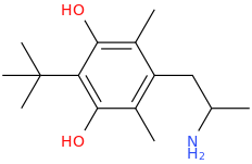 3-(2-aminopropyl)-2,4-dimethyl-5-hydroxy-6-tert-butyl-phenol.png