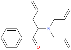 1-phenyl-N,N-diallyl-2-amino-1-oxopent-4-ene.png