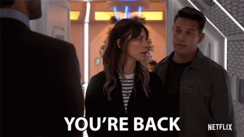 Youre Back Great GIF - Youre Back Great Kevin Alejandro - Discover & Share  GIFs