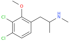 1-(2-methoxy-3,4-dichlorophenyl)-2-methylaminopropane.png