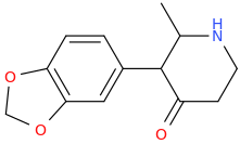 2-methyl-3-(3,4-methylenedioxyphenyl)-4-oxopiperidine.png