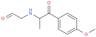 N-(2-oxoethyl)-1-(4-methoxyphenyl)-1-oxo-2-aminopropane.png