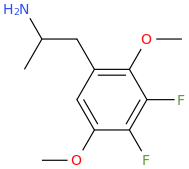   1-(3,4-difluoro-2,5-dimethoxyphenyl)-2-aminopropane.png