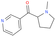 1-(3-pyridinyl)-1-(1-methyl-2-pyrrolidinyl)-methanone.png