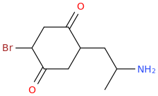 1-(2,5-dioxo-4-bromocyclohexyl)-2-aminopropane.png
