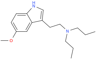   N,N-dipropyl-1-(5-methoxyindole-3-yl)-2-aminoethane.png