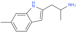     1-(6-methylindole-yl)-2-aminopropane.png