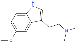 N-methyl-N-methyl-1-(5-methoxyindole-3-yl)-2-aminoethane.png