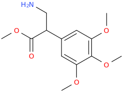 1-carbomethoxy-1-(3,4,5-trimethoxyphenyl)-2-aminoethane.png
