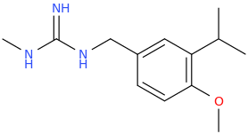 methylCarbamimidoylaminomethyl(3-isopropyl-4-methoxybenzene).png