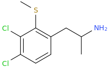 1-(2-(methylthio)-3,4-dichlorophenyl)-2-aminopropane.png