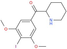 1-(3,5-dimethoxy-4-iodophenyl)-1-(2-piperidinyl)-methanone.png