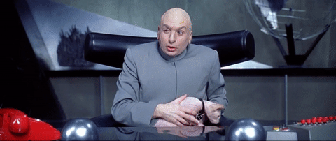 Image result for Dr Evil slide away gif