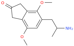 1-(2-oxo-4,7-dimethoxyindan-6-yl)-2-aminopropane.png