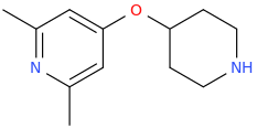  piperidin-4-yl 2,6-dimethylpyridin-4-yl ether.png