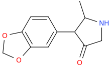 2-methyl-3-(3,4-methylenedioxyphenyl)-4-oxopyrrolidine.png