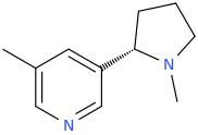 2-(2S)-(5-methylpyridin-3-yl)-1-methylpyrrolidine.png