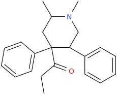 N,6-dimethyl-3,4-diphenyl-4-(1-oxopropyl)piperidine.png